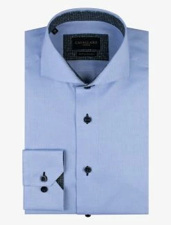 Cavallaro Napoli Santiddo Overhemd Blauw -Cavallaro Napoli Shop 110225034 600000 03 positie 60 885