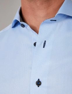 Cavallaro Napoli Santiddo Overhemd Blauw -Cavallaro Napoli Shop 110225034 600000 11 positie 20 278