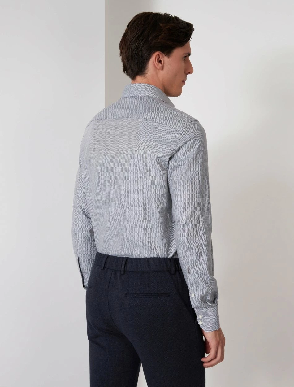 Cavallaro Napoli Fabiano Overhemd Brown / White (857101) 3 Cavallaro Napoli Fabiano Overhemd Brown / White (857101) - Afbeelding 3