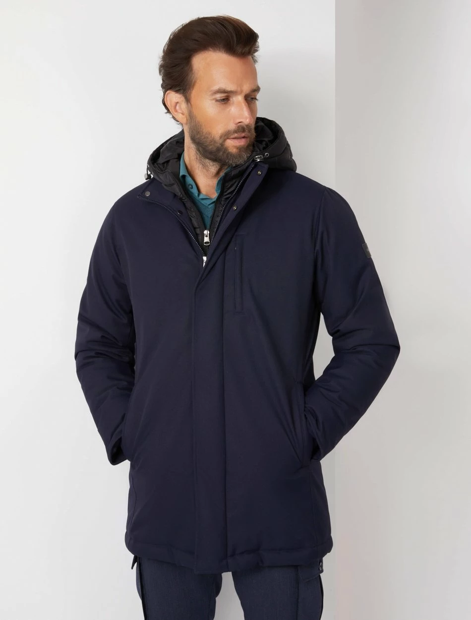 Cavallaro Napoli Trentino Parka Donkerblauw 1 Cavallaro Napoli Trentino Parka Donkerblauw