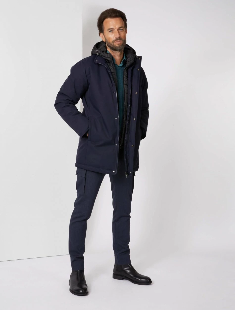 Cavallaro Napoli Trentino Parka Donkerblauw 6 Cavallaro Napoli Trentino Parka Donkerblauw - Afbeelding 6