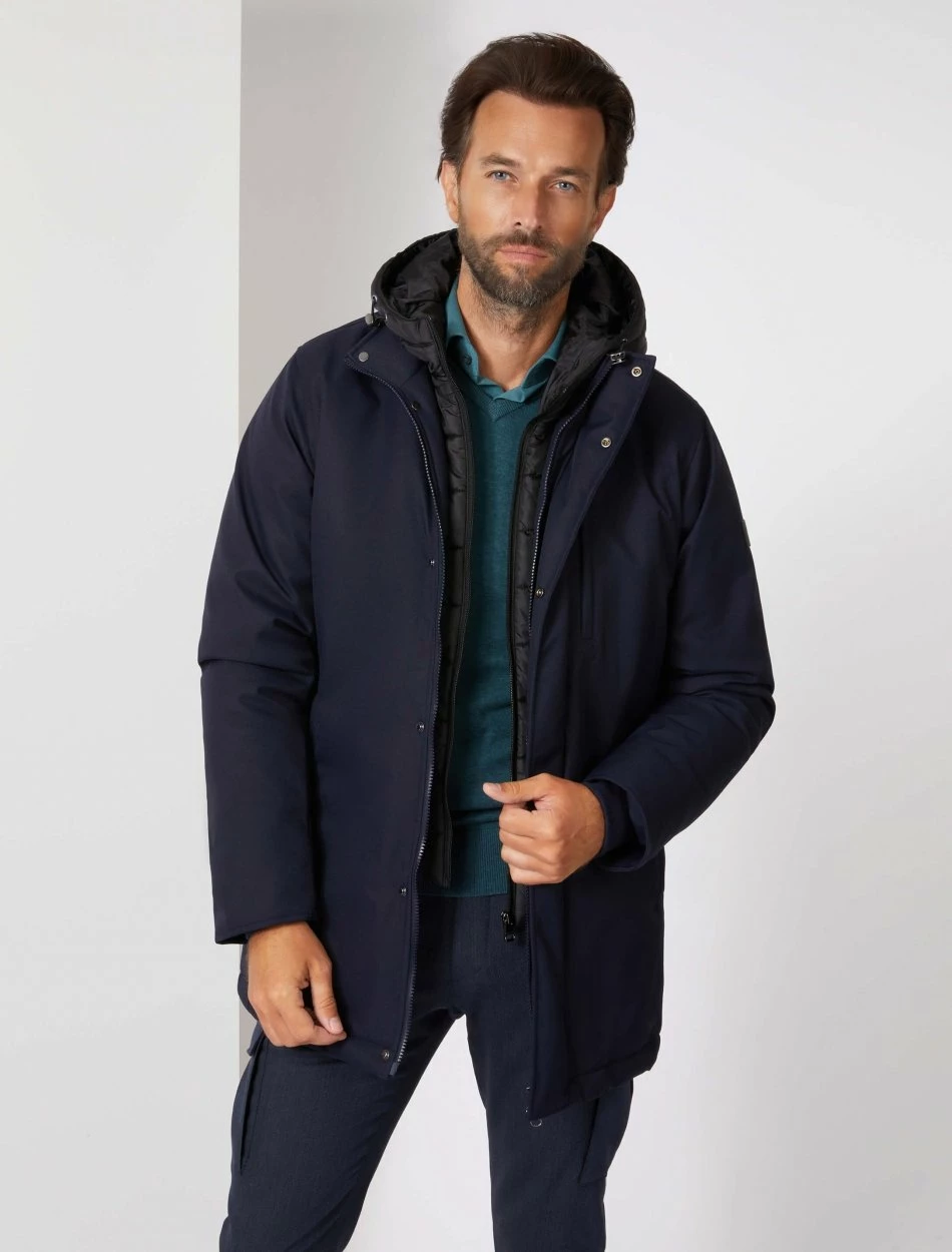 Cavallaro Napoli Trentino Parka Donkerblauw 5 Cavallaro Napoli Trentino Parka Donkerblauw - Afbeelding 5