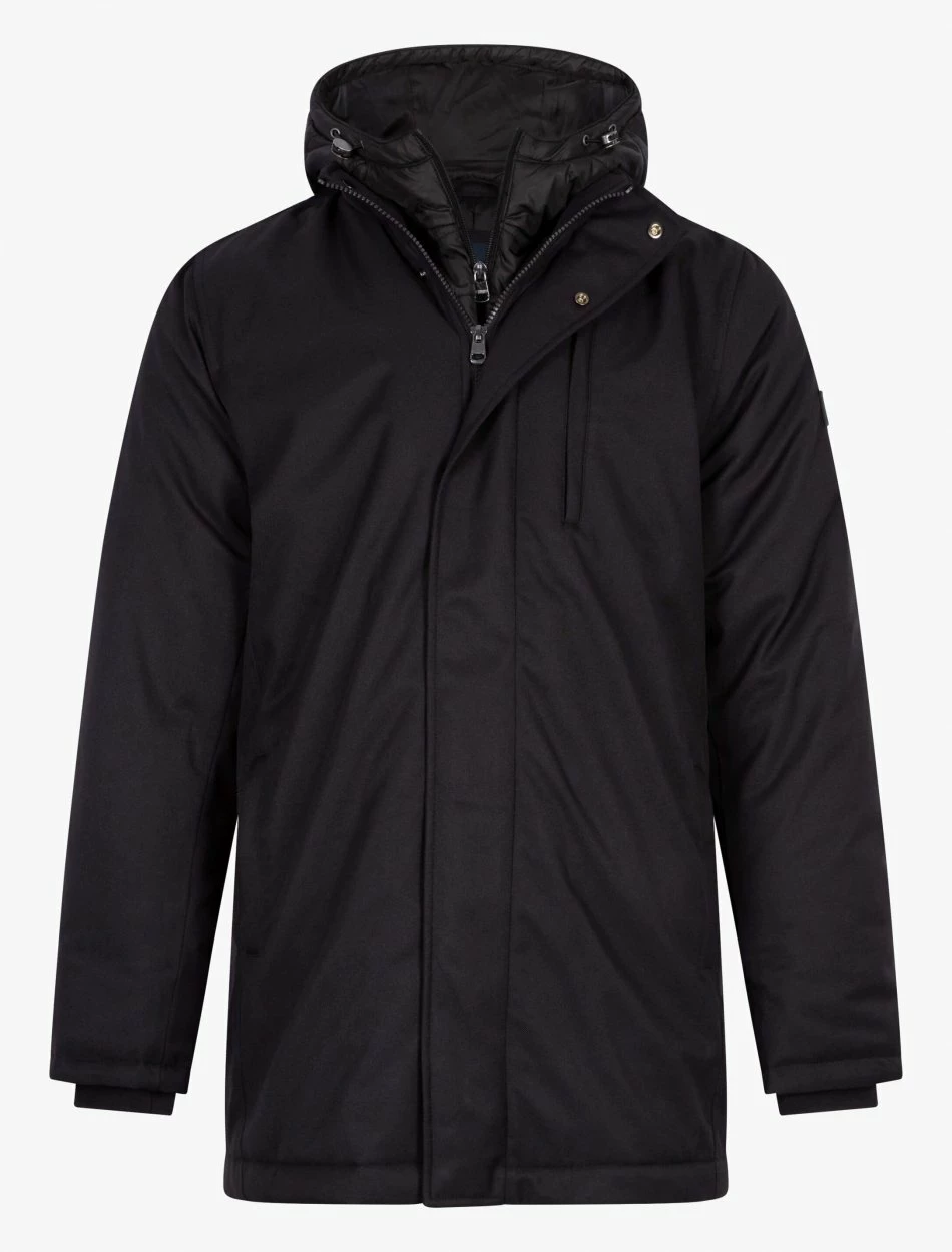 Cavallaro Napoli Trentino Parka Zwart 7 Cavallaro Napoli Trentino Parka Zwart - Afbeelding 7