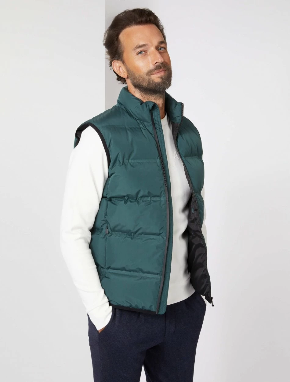 Cavallaro Napoli Pomba Bodywarmer Donkergroen 5 Cavallaro Napoli Pomba Bodywarmer Donkergroen - Afbeelding 5
