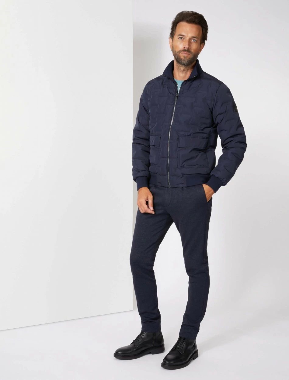 Cavallaro Napoli Astano Bomber Jas Donkerblauw 5 Cavallaro Napoli Astano Bomber Jas Donkerblauw - Afbeelding 5