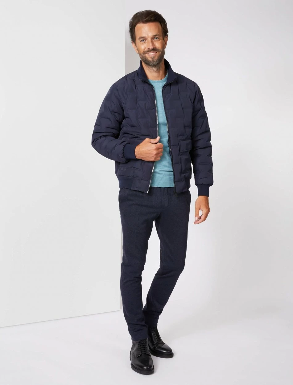 Cavallaro Napoli Astano Bomber Jas Donkerblauw 2 Cavallaro Napoli Astano Bomber Jas Donkerblauw - Afbeelding 2