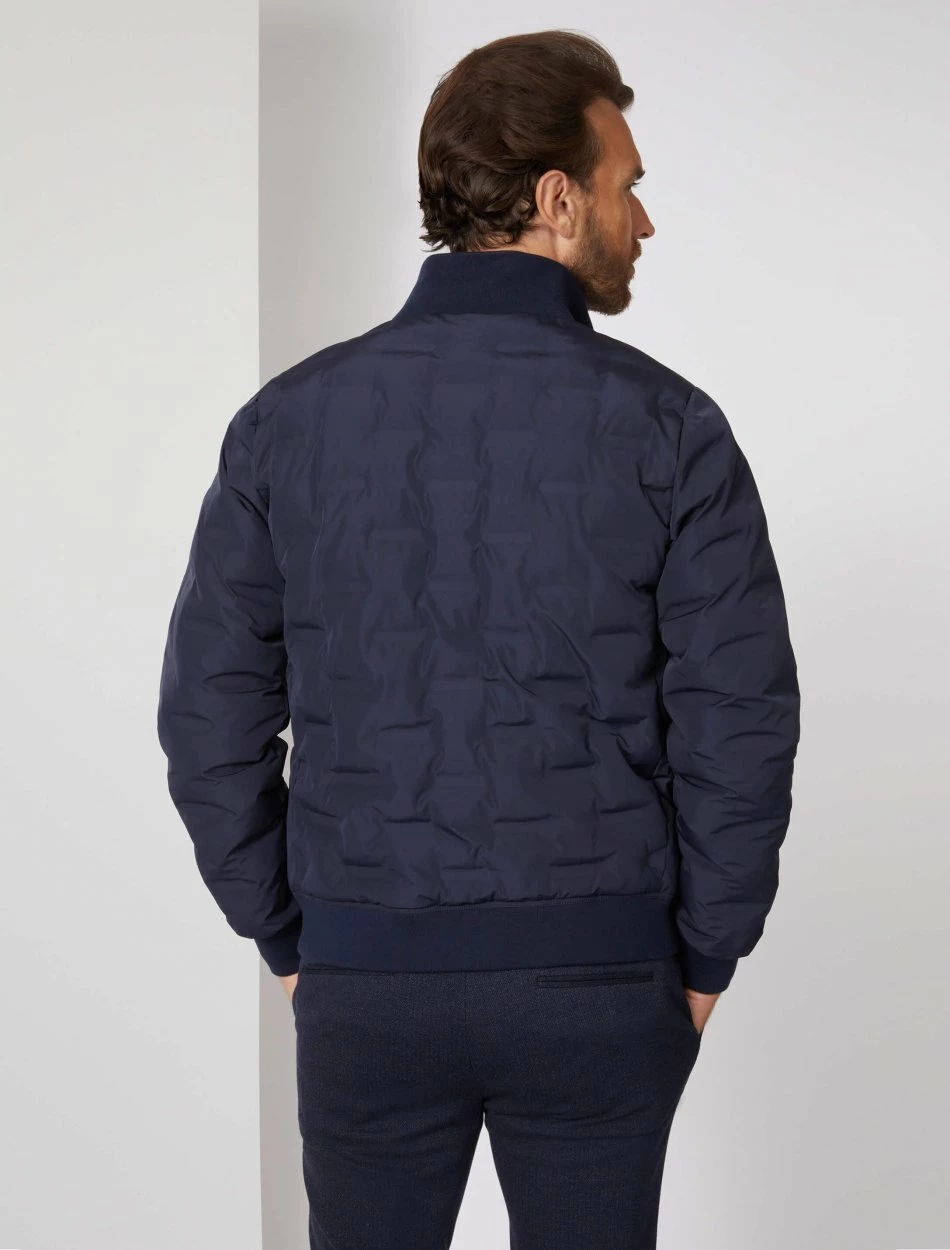 Cavallaro Napoli Astano Bomber Jas Donkerblauw 3 Cavallaro Napoli Astano Bomber Jas Donkerblauw - Afbeelding 3