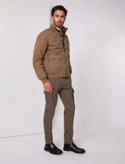 Cavallaro Napoli Astano Bomber Jas Donker Taupe -Cavallaro Napoli Shop 112225002 880000 05 positie 35 759