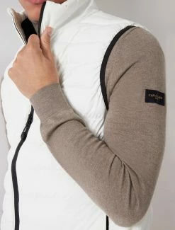 Cavallaro Napoli Sarigo Bodywarmer Off White -Cavallaro Napoli Shop 112225005 120000 11 positie 20 733