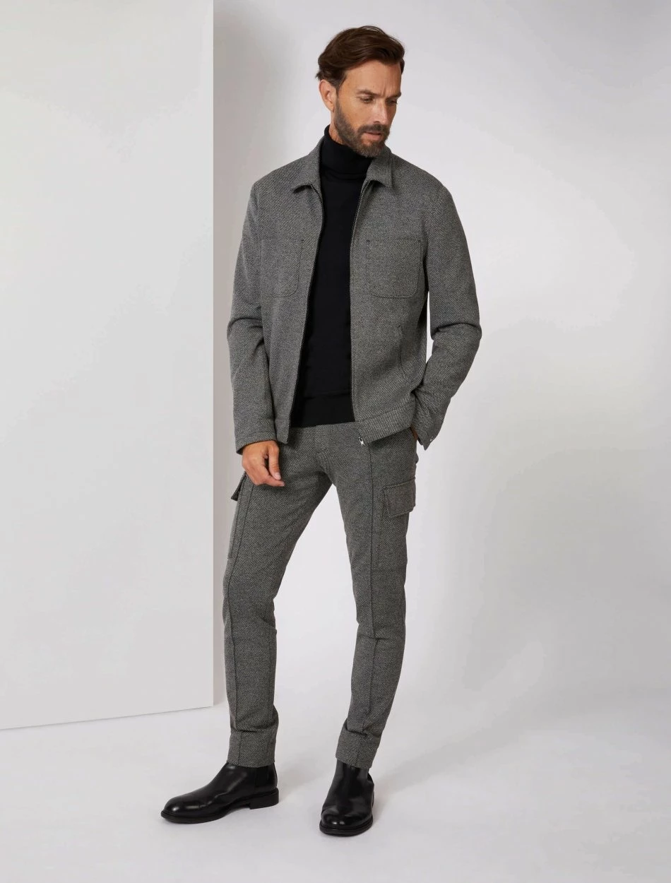 Cavallaro Napoli Salenzo Colbert Zwart Wit 5 Cavallaro Napoli Salenzo Colbert Zwart Wit - Afbeelding 5