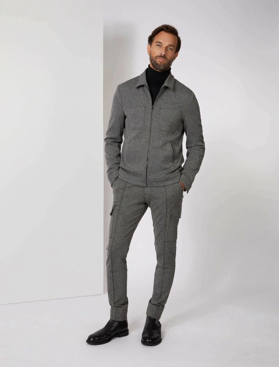 Cavallaro Napoli Salenzo Colbert Zwart Wit 2 Cavallaro Napoli Salenzo Colbert Zwart Wit - Afbeelding 2