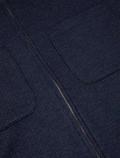 Cavallaro Napoli Severino Zip Colbert Donkerblauw -Cavallaro Napoli Shop 113225006 699907 03 positie 60 86