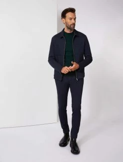 Cavallaro Napoli Severino Zip Colbert Donkerblauw -Cavallaro Napoli Shop 113225006 699907 05 positie 35 377