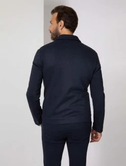 Cavallaro Napoli Severino Zip Colbert Donkerblauw -Cavallaro Napoli Shop 113225006 699907 12 positie 25 931