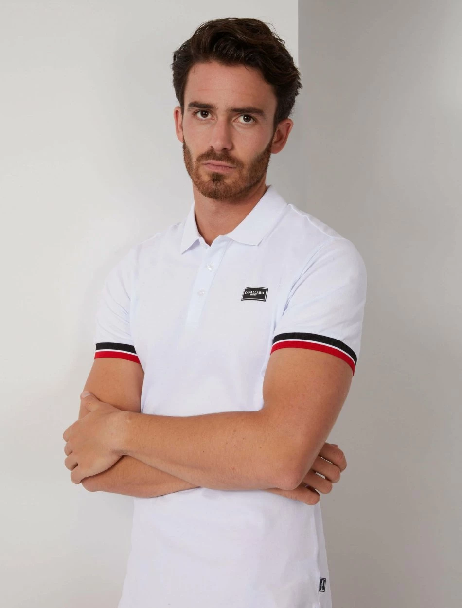 Cavallaro Napoli Ciro Sport Polo Wit 5 Cavallaro Napoli Ciro Sport Polo Wit - Afbeelding 5