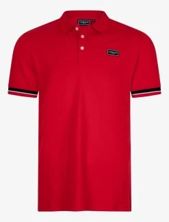 Cavallaro Napoli Ciro Sport Polo Rood -Cavallaro Napoli Shop 116225000 460000 01 positie 402c20voorkant 909