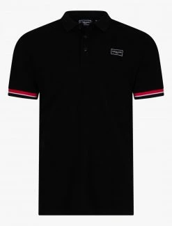 Cavallaro Napoli Ciro Sport Polo Zwart -Cavallaro Napoli Shop 116225000 999000 01 positie 402c20voorkant 885