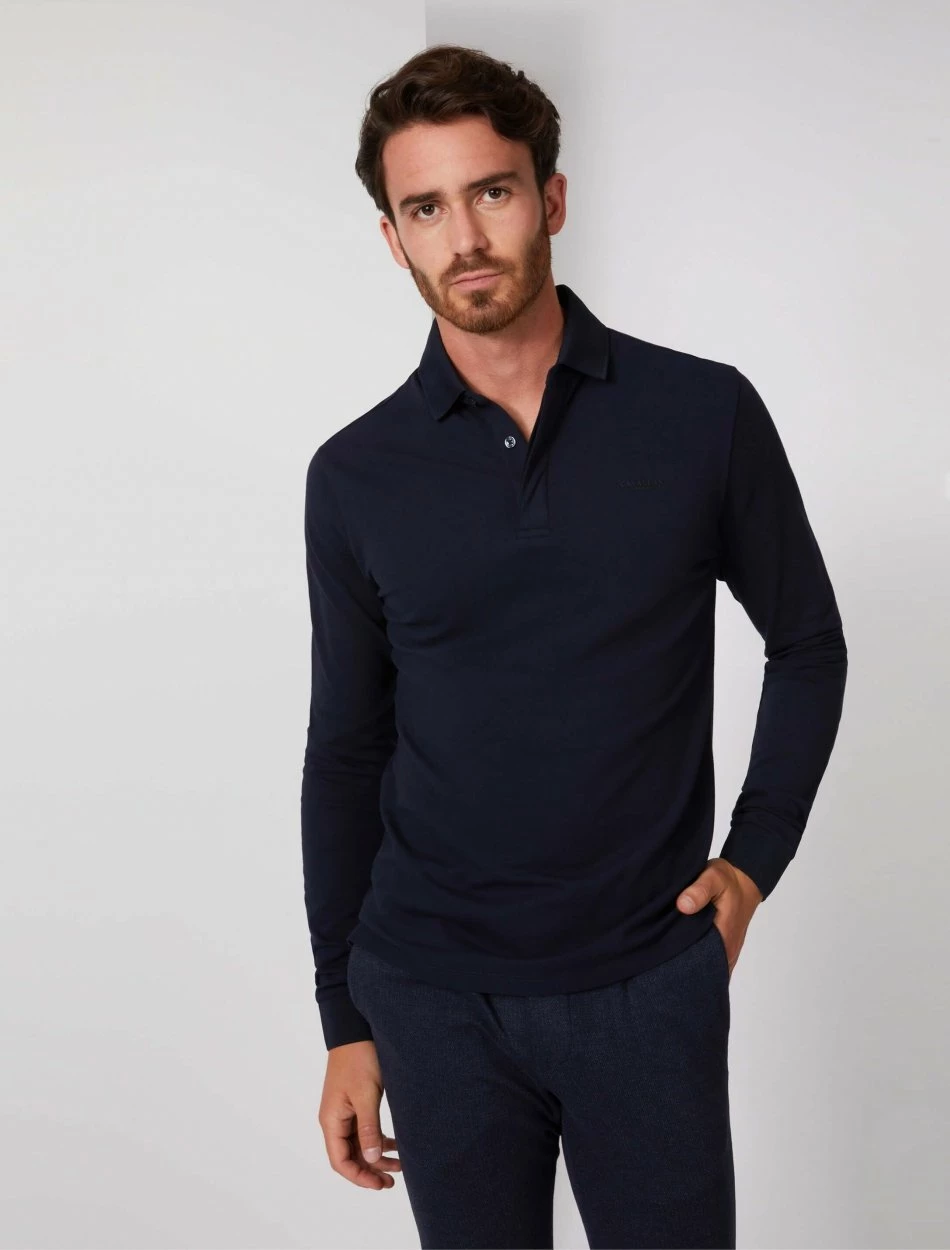 Cavallaro Napoli Napoli Polo Donkerblauw 1 Cavallaro Napoli Napoli Polo Donkerblauw