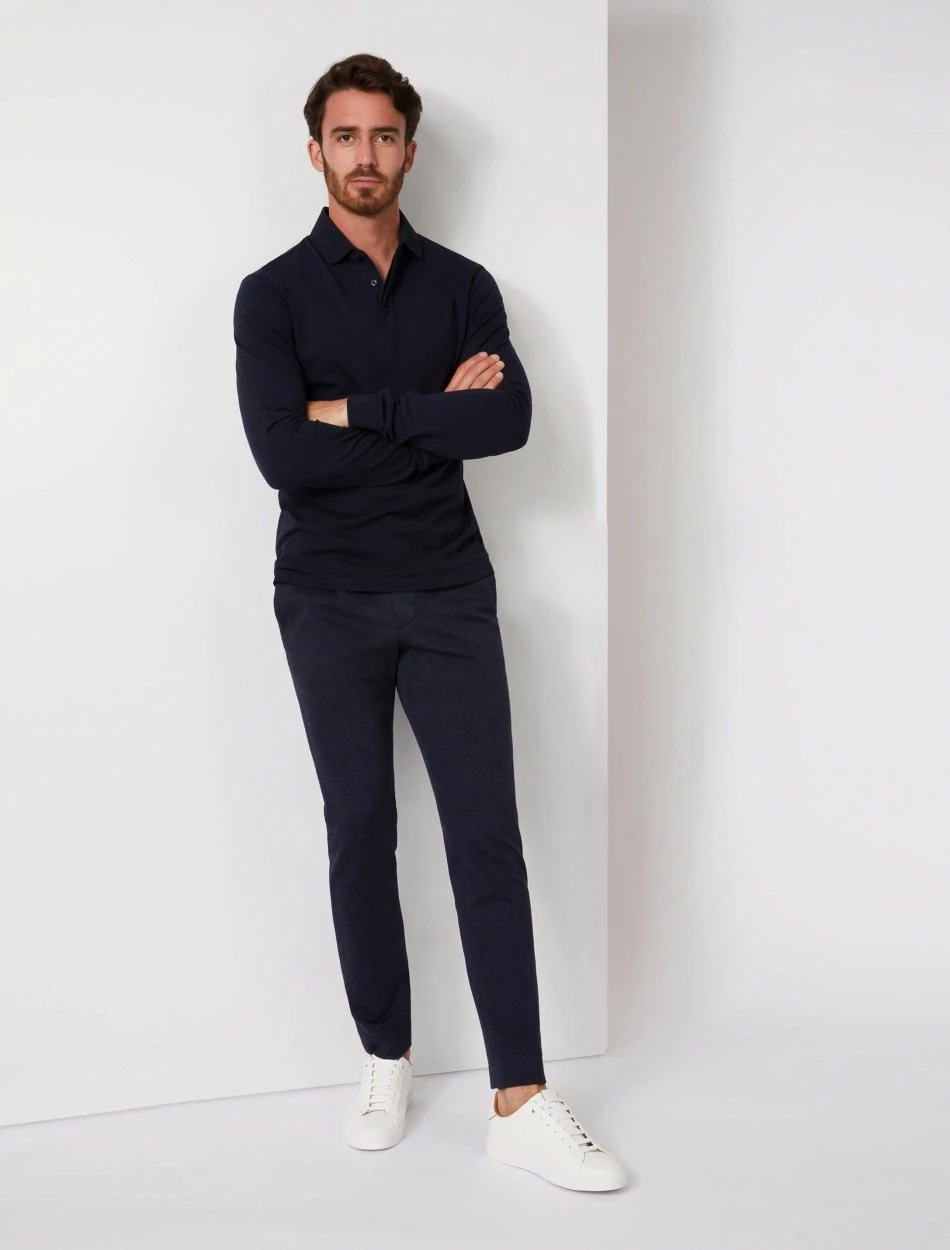 Cavallaro Napoli Napoli Polo Donkerblauw 2 Cavallaro Napoli Napoli Polo Donkerblauw - Afbeelding 2