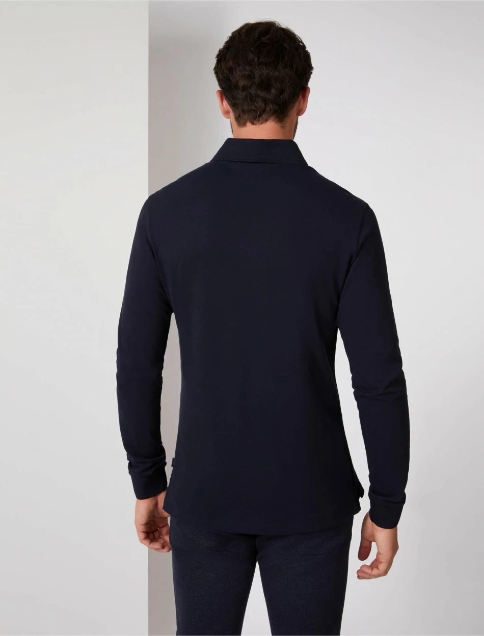 Cavallaro Napoli Napoli Polo Donkerblauw 4 Cavallaro Napoli Napoli Polo Donkerblauw - Afbeelding 4