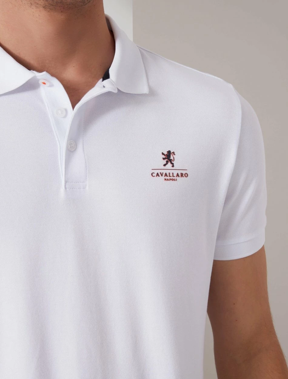 Cavallaro Napoli Campione Polo Wit 5 Cavallaro Napoli Campione Polo Wit - Afbeelding 5