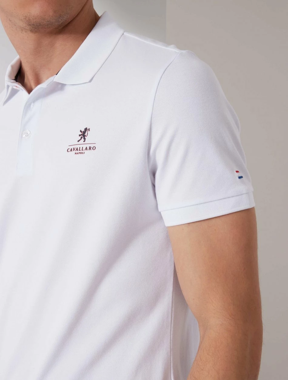 Cavallaro Napoli Campione Polo Wit 3 Cavallaro Napoli Campione Polo Wit - Afbeelding 3
