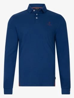 Cavallaro Napoli Campione Long Sleeve Polo Flag Blue (654000) 14 Cavallaro Napoli Campione Long Sleeve Polo Flag Blue (654000) -Cavallaro Napoli Shop 116226002 654000 01 positie 402c20voorkant 842