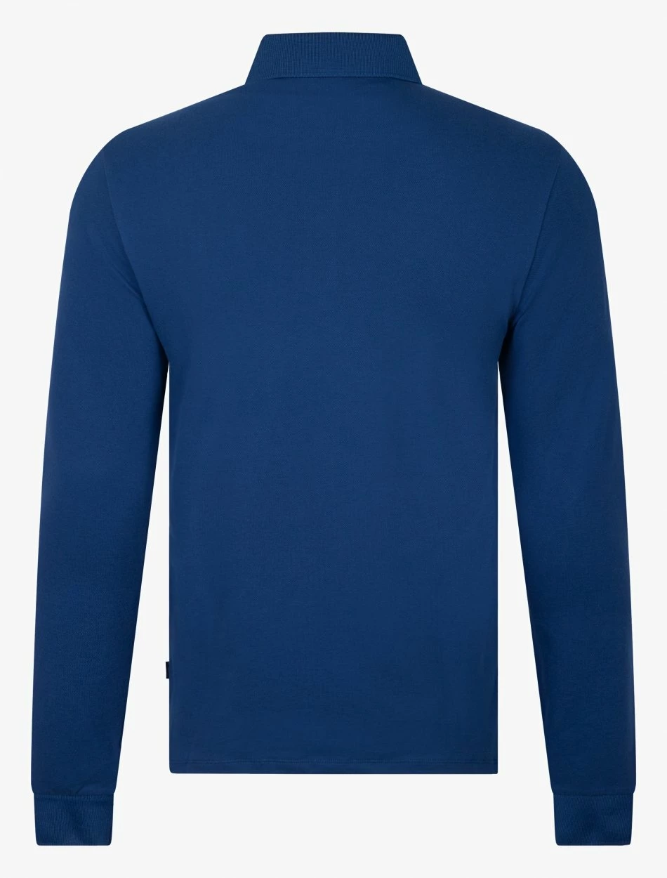 Cavallaro Napoli Campione Long Sleeve Polo Flag Blue (654000) 6 Cavallaro Napoli Campione Long Sleeve Polo Flag Blue (654000) - Afbeelding 6