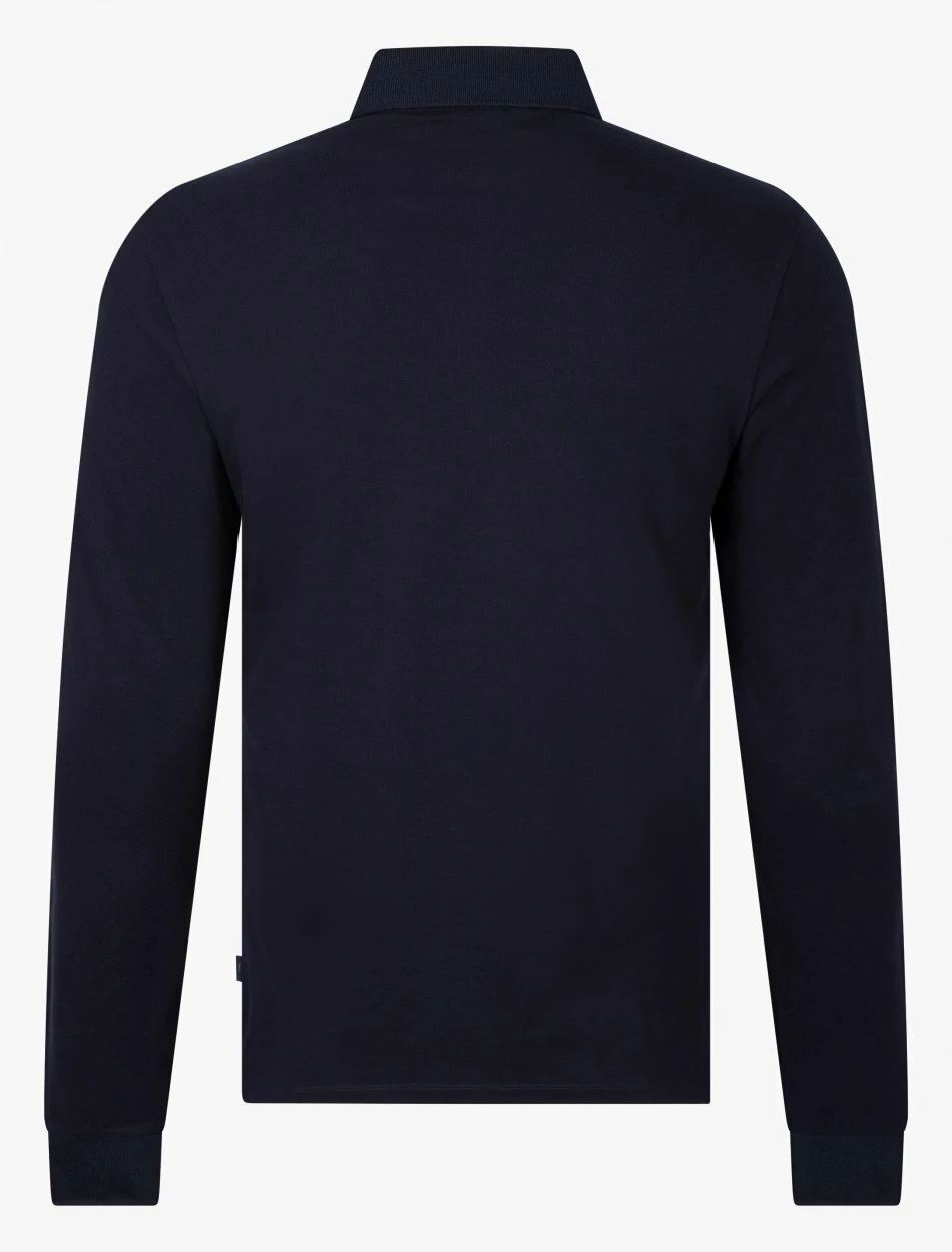 Cavallaro Napoli Campione Long Sleeve Polo Donkerblauw 5 Cavallaro Napoli Campione Long Sleeve Polo Donkerblauw - Afbeelding 5