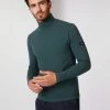 Cavallaro Napoli Baliani Long Sleeve Roll Neck Donkergroen