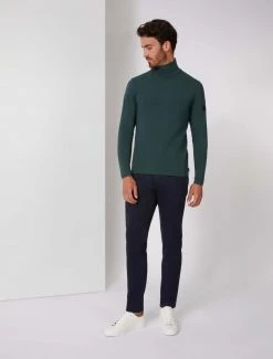 Cavallaro Napoli Baliani Long Sleeve Roll Neck Donkergroen -Cavallaro Napoli Shop 117225003 599000 05 positie 35 58