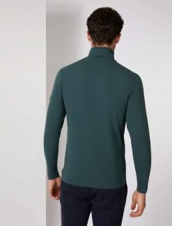 Cavallaro Napoli Baliani Long Sleeve Roll Neck Donkergroen -Cavallaro Napoli Shop 117225003 599000 12 positie 25 979