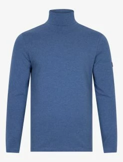 Cavallaro Napoli Baliani Long Sleeve Roll Neck Blauw -Cavallaro Napoli Shop 117225003 650000 01 positie 402c20voorkant 926