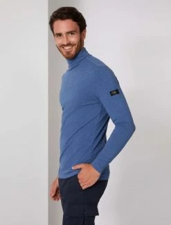 Cavallaro Napoli Baliani Long Sleeve Roll Neck Blauw -Cavallaro Napoli Shop 117225003 650000 06 positie 30 624
