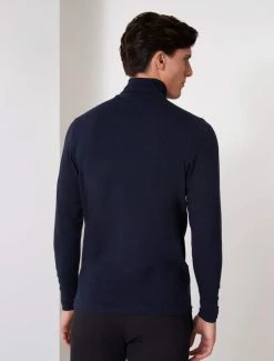 Cavallaro Napoli Baliani Long Sleeve Roll Neck Donkerblauw -Cavallaro Napoli Shop 117225003 699000 12 positie 25 178