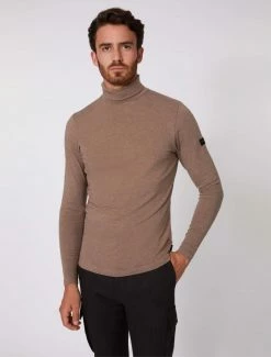 Cavallaro Napoli Baliani Long Sleeve Roll Neck Taupe 12 Cavallaro Napoli Baliani Long Sleeve Roll Neck Taupe -Cavallaro Napoli Shop 117225003 840000 06 positie 30 922