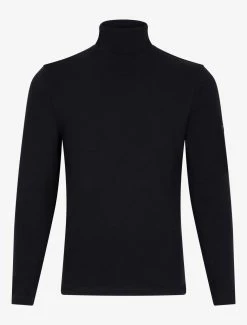 Cavallaro Napoli Baliani Long Sleeve Roll Neck Zwart -Cavallaro Napoli Shop 117225003 999000 01 positie 402c20voorkant 268