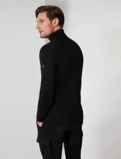 Cavallaro Napoli Baliani Long Sleeve Roll Neck Zwart -Cavallaro Napoli Shop 117225003 999000 12 positie 25 919