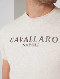 Cavallaro Napoli Terro T-shirt Off White -Cavallaro Napoli Shop 117225005 120000 11 positie 20 680