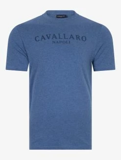 Cavallaro Napoli Terro T-shirt Blauw 9 Cavallaro Napoli Terro T-shirt Blauw -Cavallaro Napoli Shop 117225005 650000 01 positie 402c20voorkant 384