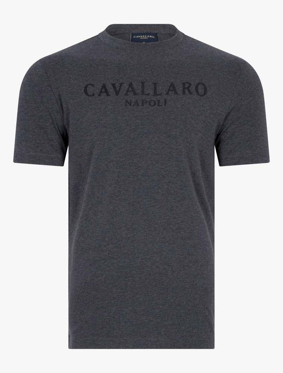 Cavallaro Napoli Terro T-shirt Donkergrijs 6 Cavallaro Napoli Terro T-shirt Donkergrijs - Afbeelding 6