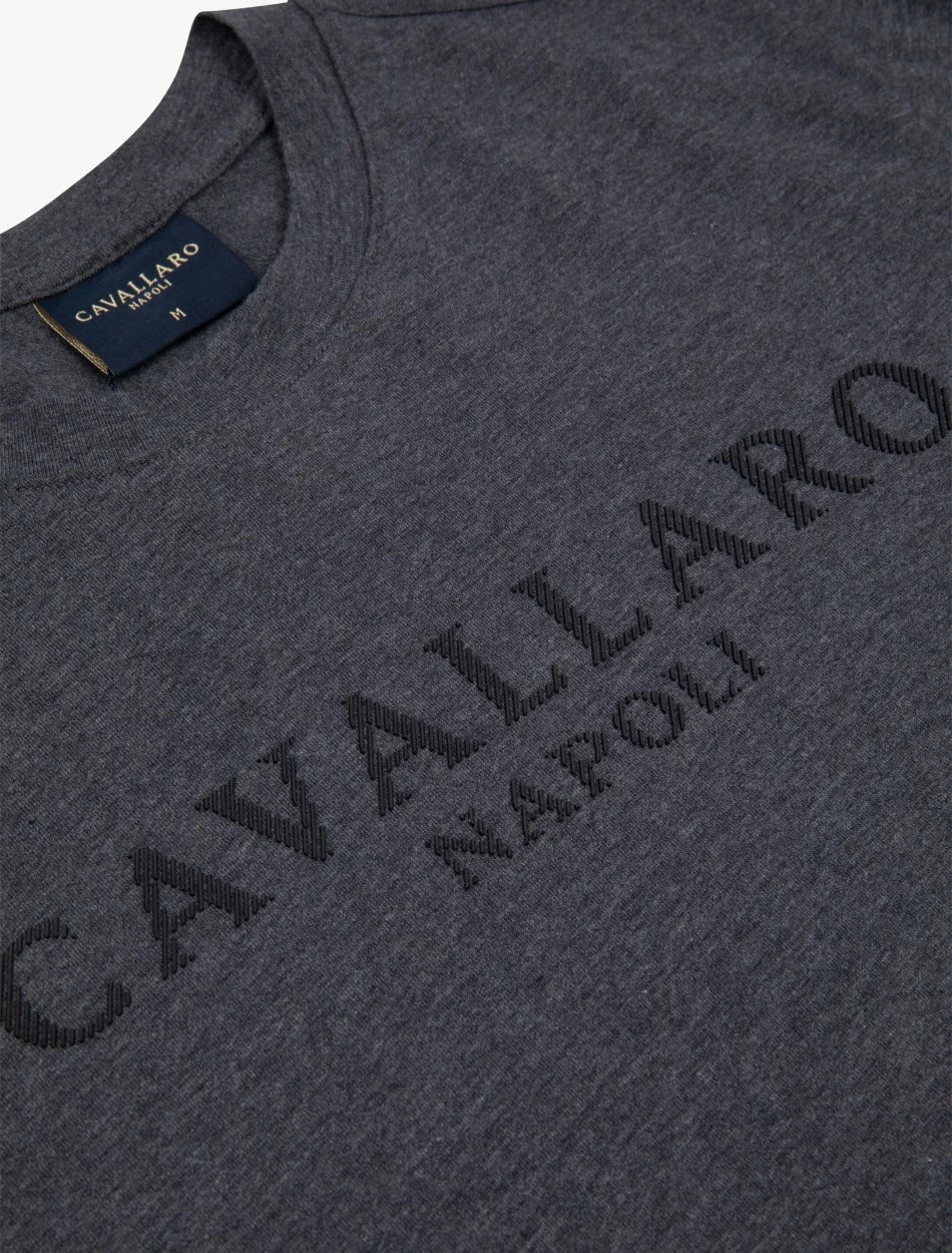 Cavallaro Napoli Terro T-shirt Donkergrijs 8 Cavallaro Napoli Terro T-shirt Donkergrijs - Afbeelding 8
