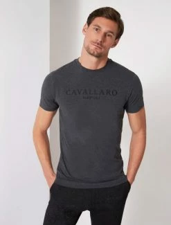 Cavallaro Napoli Terro T-shirt Donkergrijs