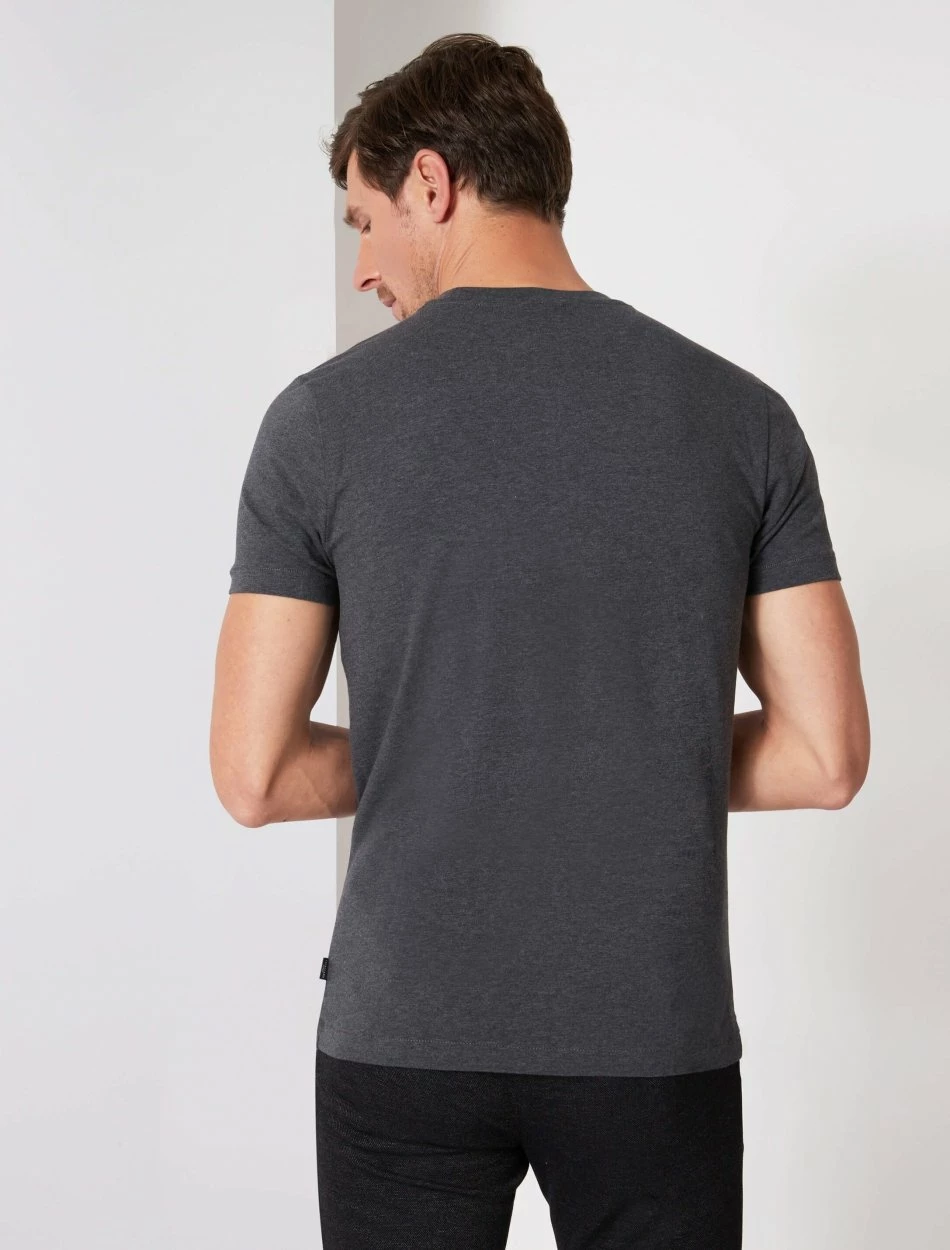 Cavallaro Napoli Terro T-shirt Donkergrijs 4 Cavallaro Napoli Terro T-shirt Donkergrijs - Afbeelding 4