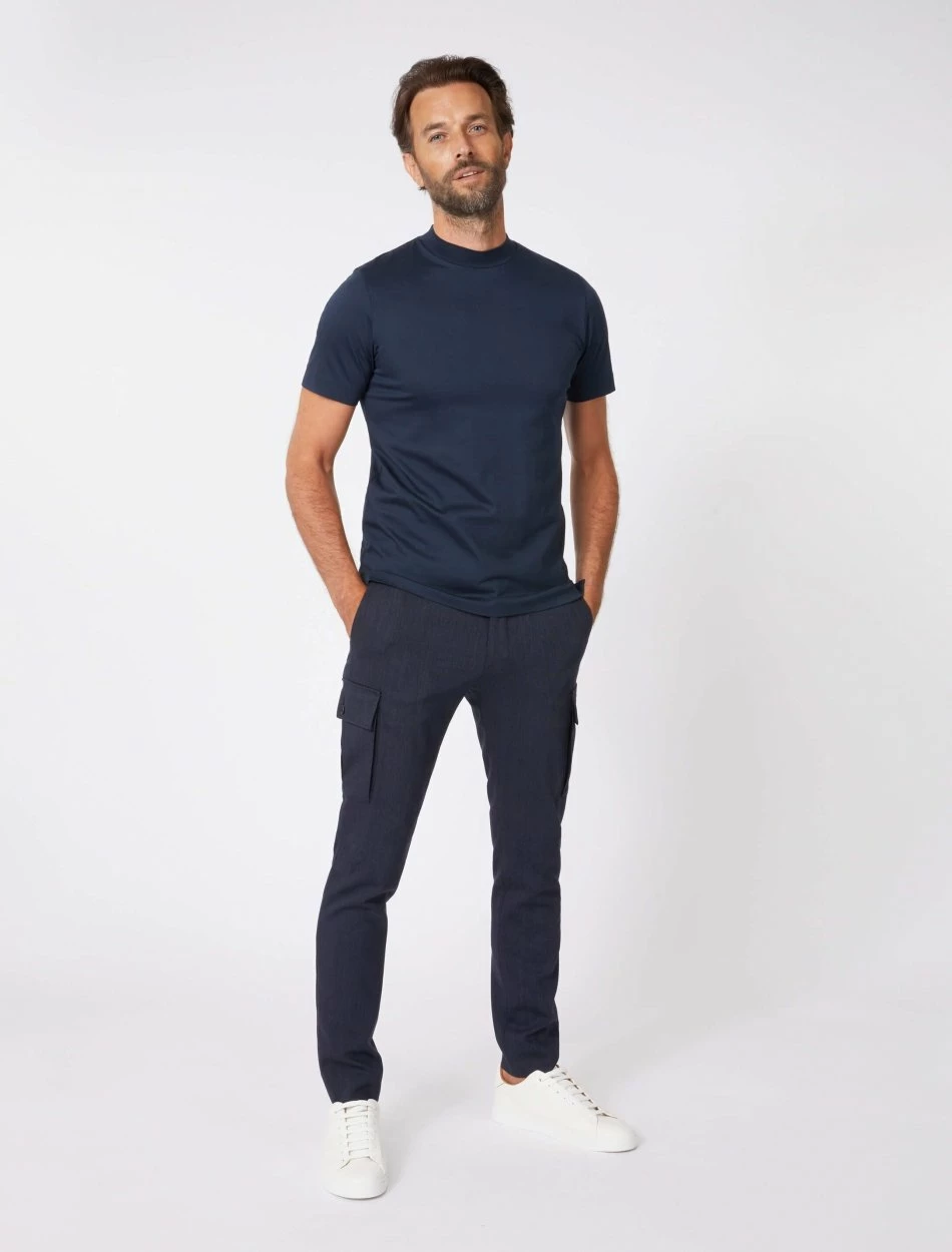 Cavallaro Napoli Chiavari T-shirt Donkerblauw 2 Cavallaro Napoli Chiavari T-shirt Donkerblauw - Afbeelding 2