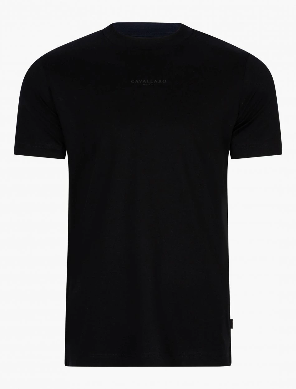 Cavallaro Napoli Chiavari T-shirt Zwart 1 Cavallaro Napoli Chiavari T-shirt Zwart