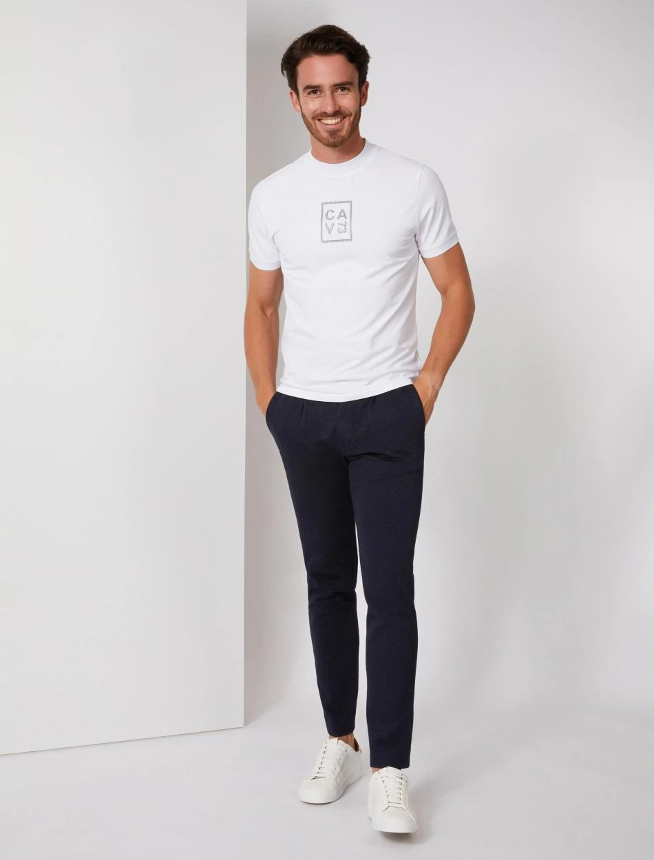 Cavallaro Napoli Dario T-shirt Wit 5 Cavallaro Napoli Dario T-shirt Wit - Afbeelding 5