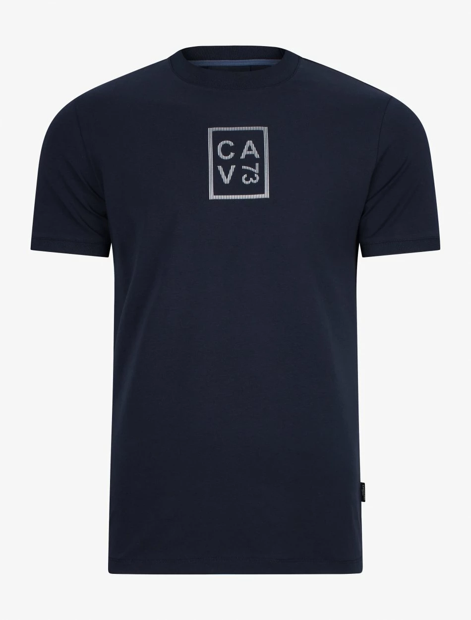 Cavallaro Napoli Dario T-shirt Donkerblauw 7 Cavallaro Napoli Dario T-shirt Donkerblauw - Afbeelding 7