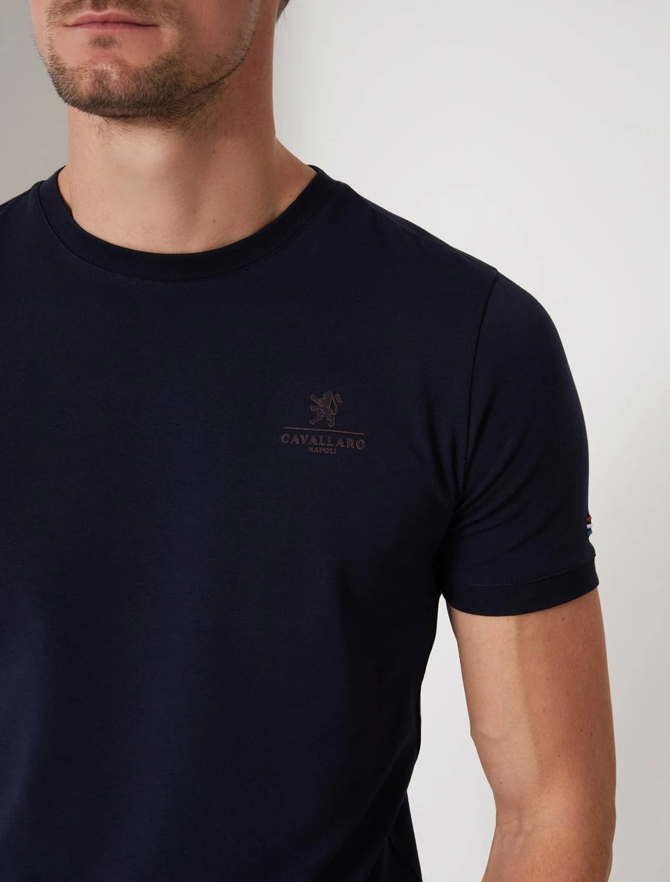 Cavallaro Napoli Campione T-shirt Donkerblauw 2 Cavallaro Napoli Campione T-shirt Donkerblauw - Afbeelding 2