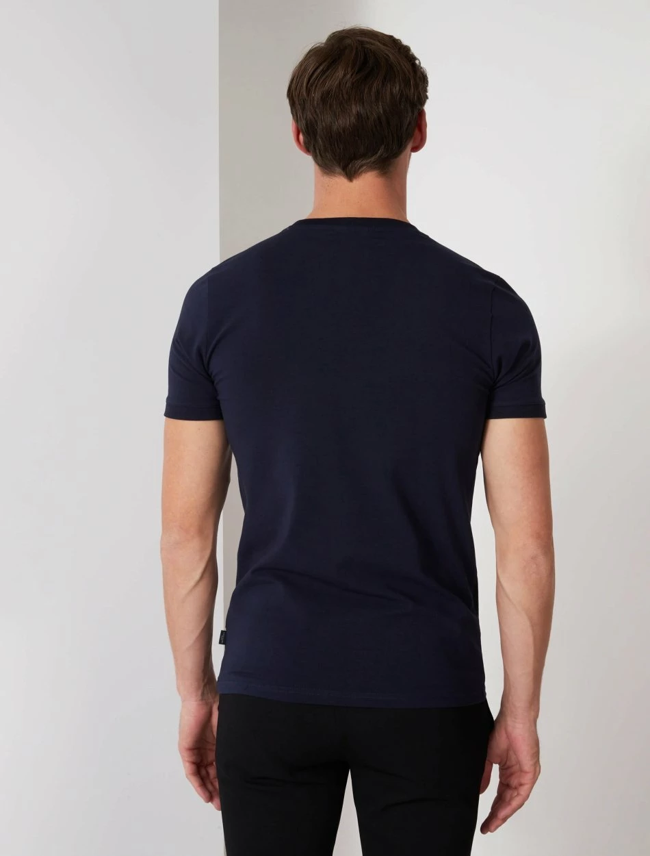 Cavallaro Napoli Campione T-shirt Donkerblauw 3 Cavallaro Napoli Campione T-shirt Donkerblauw - Afbeelding 3